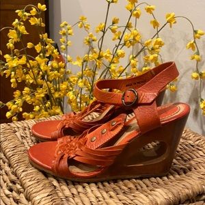 Frye Leather Wedges